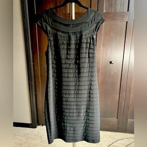 Adrianna Papell Banded matte jersey LBD